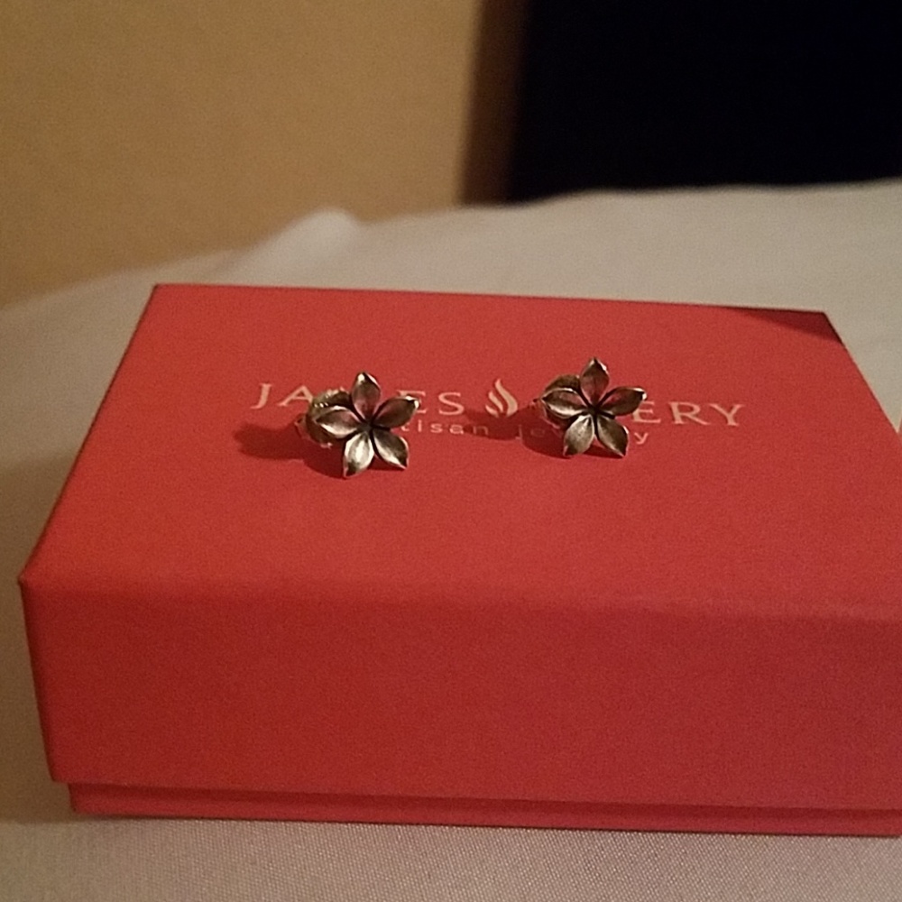 James Avery flower earrings